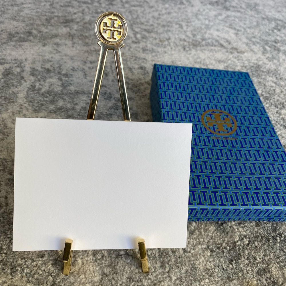 Tory burch brass Easel
